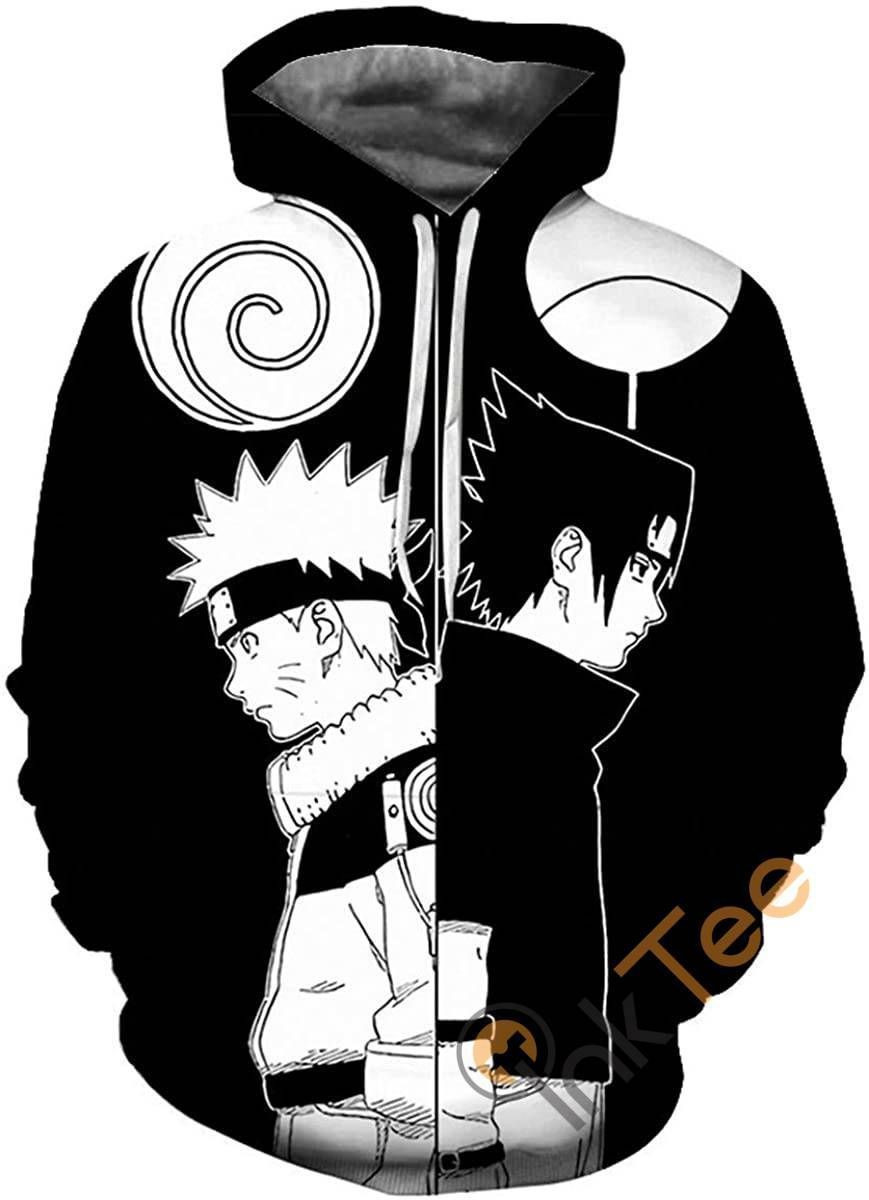 Cosplay Naruto Print Pullover With Front Pocket Sku60 Hoodie 3D All Over Print