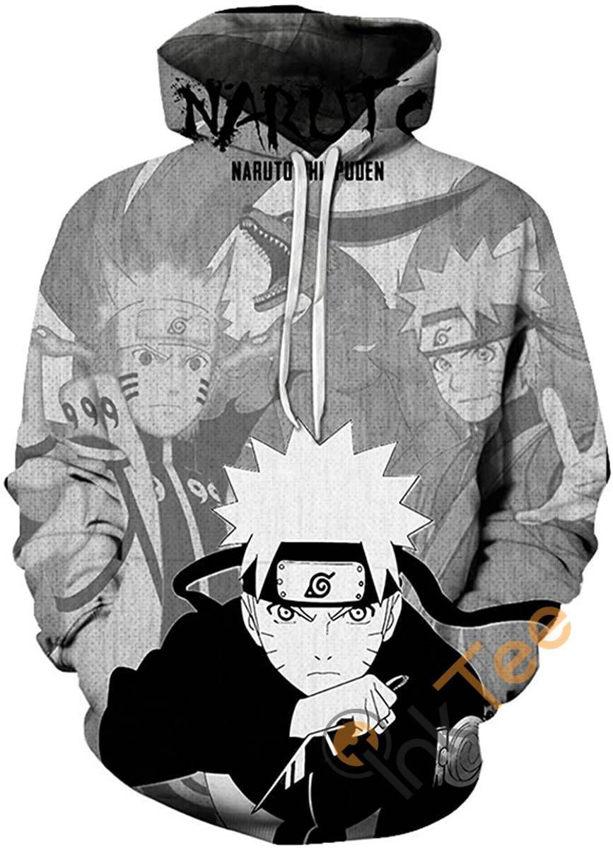 Cosplay Naruto Print Pullover With Front Pocket Sku61 Hoodie 3D All Over Print