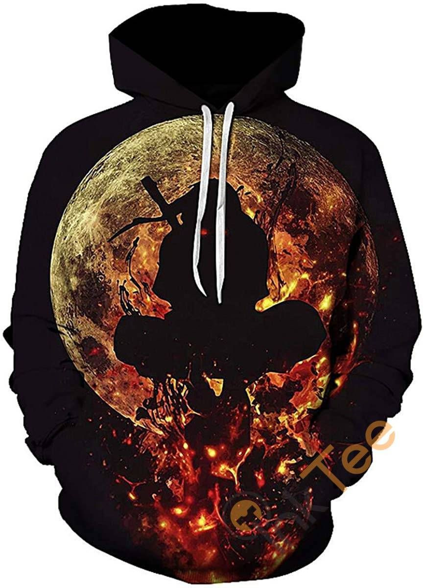 Cosplay Naruto Print Pullover With Front Pocket Sku66 Hoodie 3D All Over Print