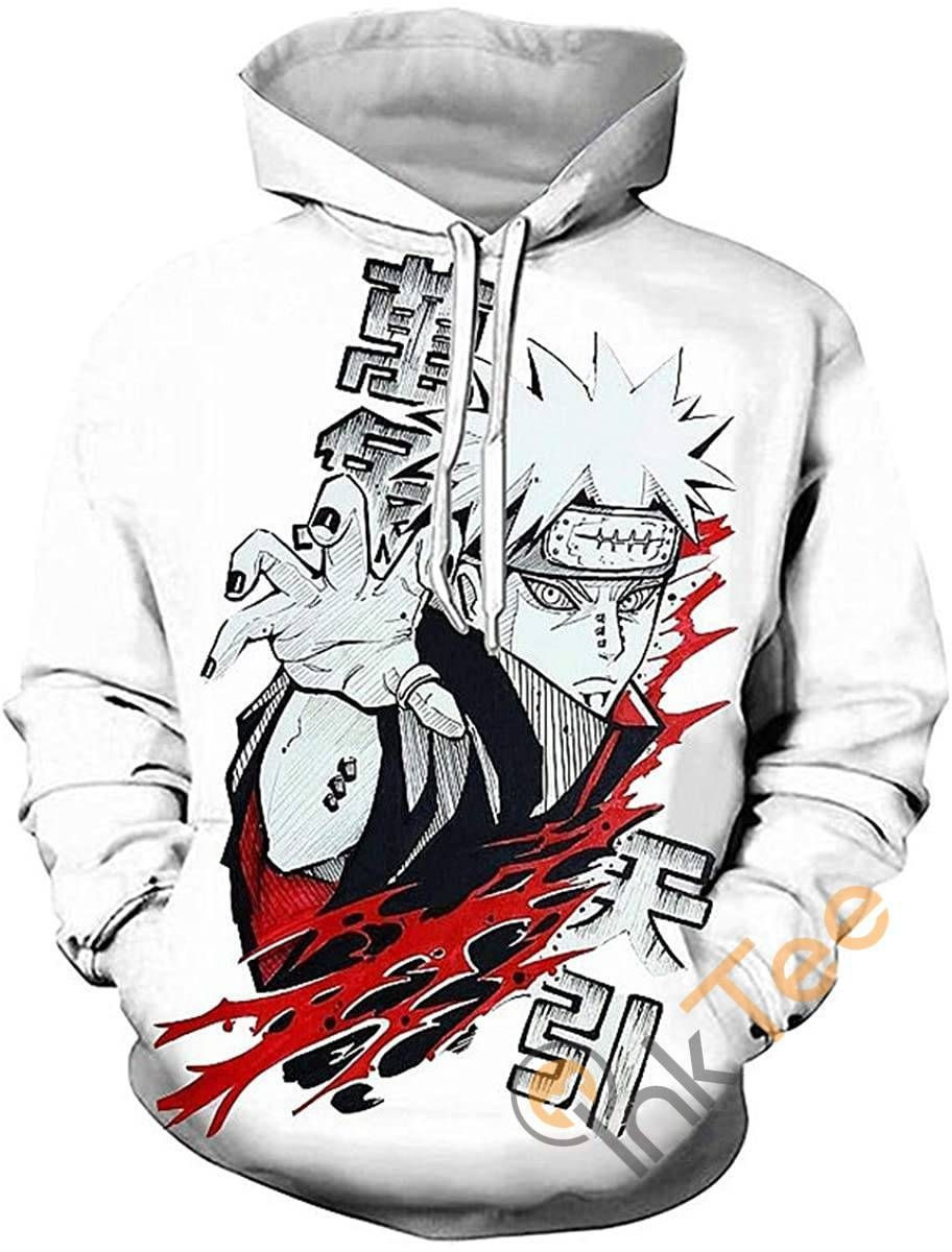 Cosplay Naruto Print Pullover With Front Pocket Sku69 Hoodie 3D All Over Print