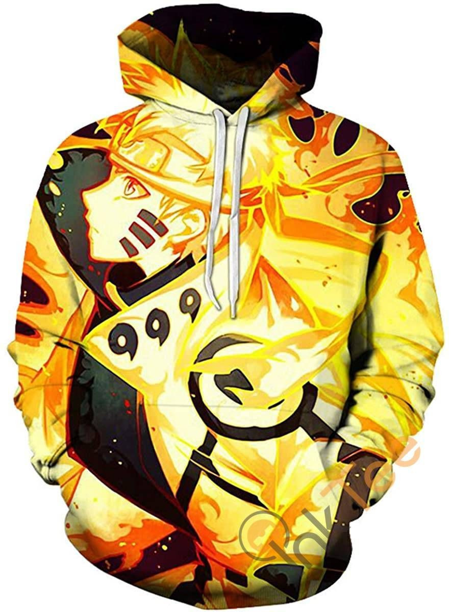 Cosplay Naruto Print Pullover With Front Pocket Sku75 Hoodie 3D All Over Print