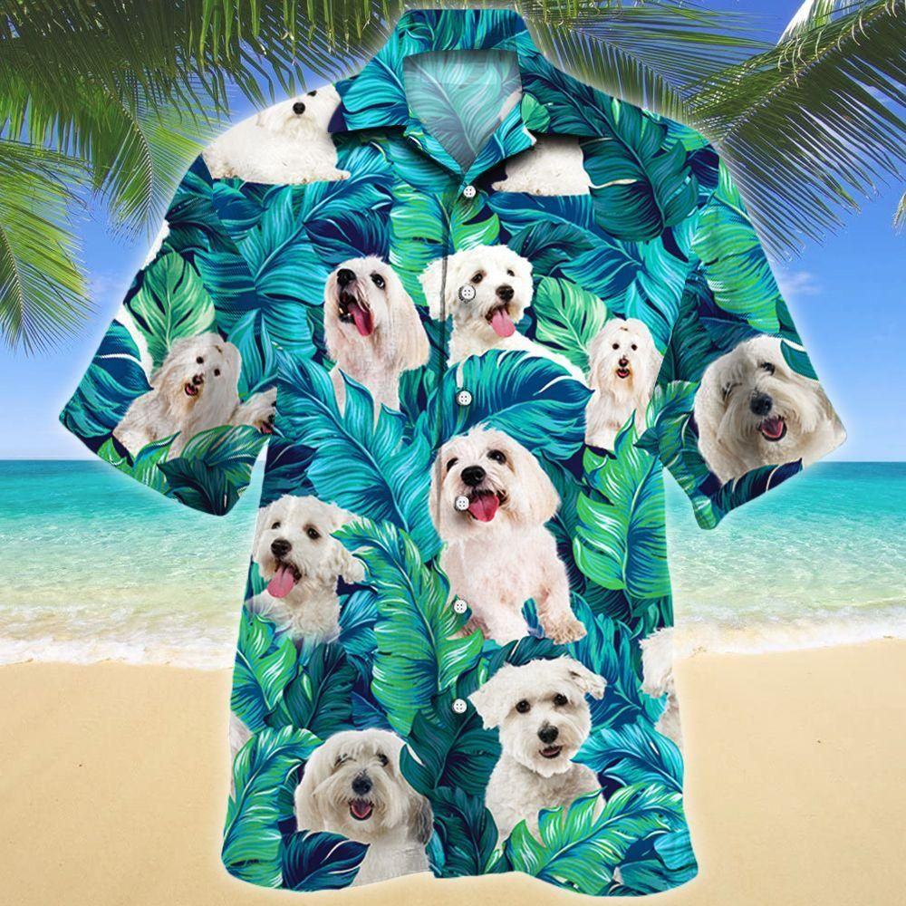 Coton De Tulear Dog Lovers Aloha Hawaiian Shirt Colorful Short Sleeve Summer Beach Casual Shirt For Men And Women