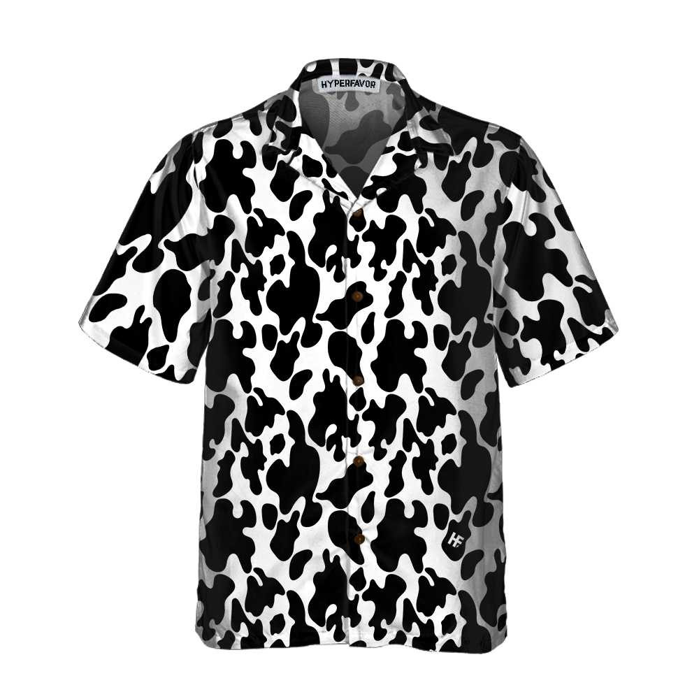 Cow Print Seamless Pattern Hawaiian Shirt Cow Hawaiian Shirt Cow Print Shirt For Men And Women