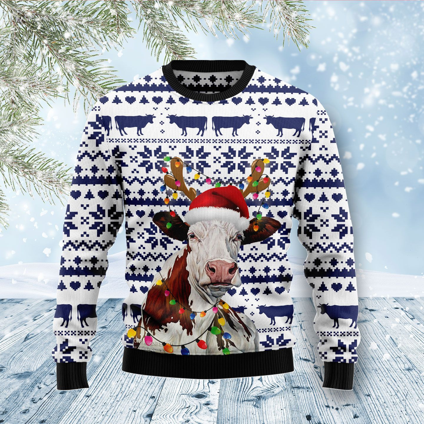 Cow Ugly Christmas Sweater Ugly Sweater For Men Women