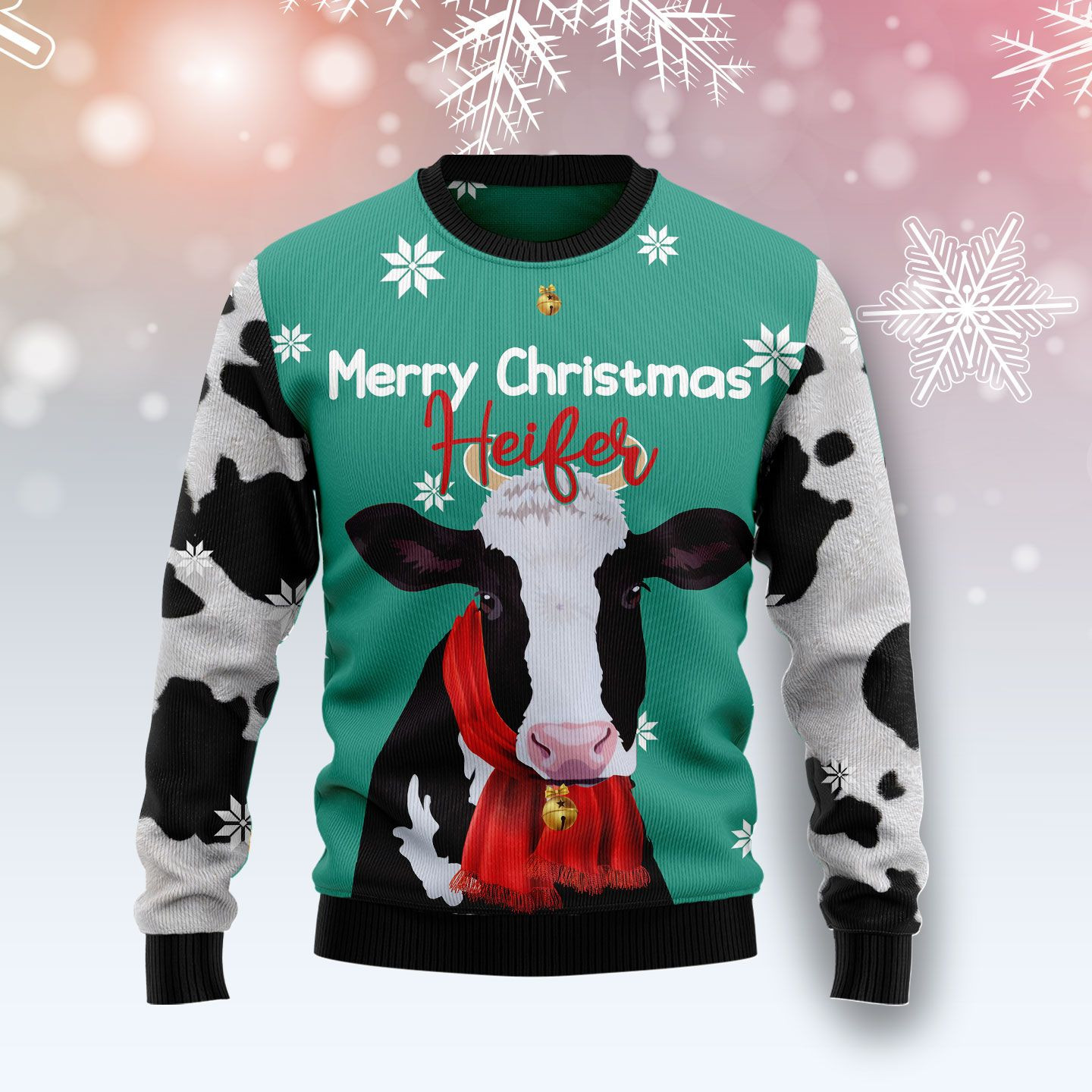 Cow Ugly Christmas Sweater Ugly Sweater For Men Women, Holiday Sweater