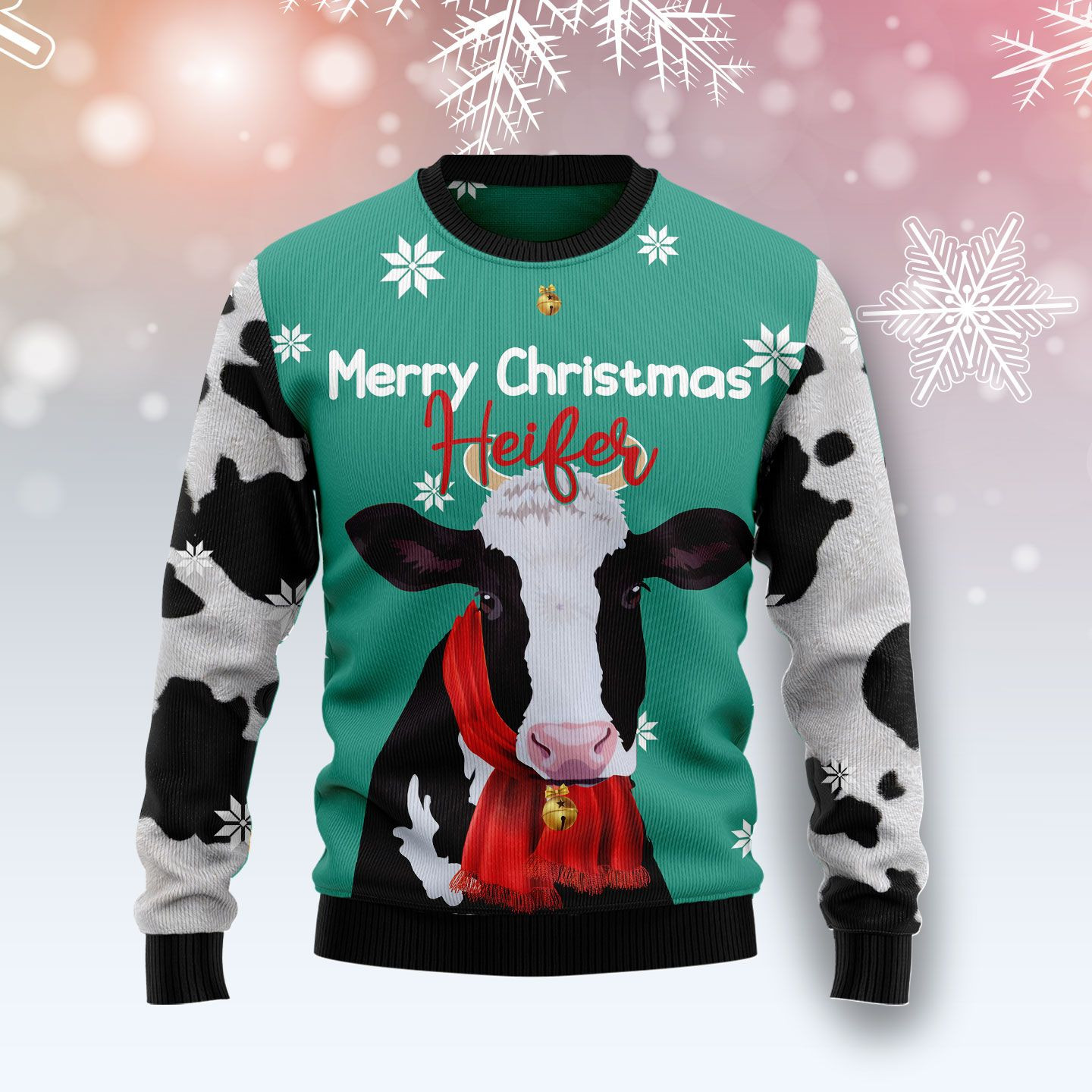 Cow Ugly Christmas Sweater