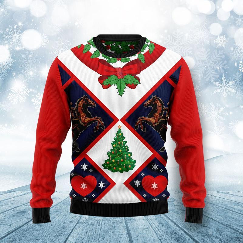 Cowboy Ugly Christmas Sweater Ugly Sweater For Men Women