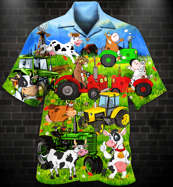 Cows Happy Everyday Limited Edition - Hawaiian Shirt - Hawaiian Shirt For Men