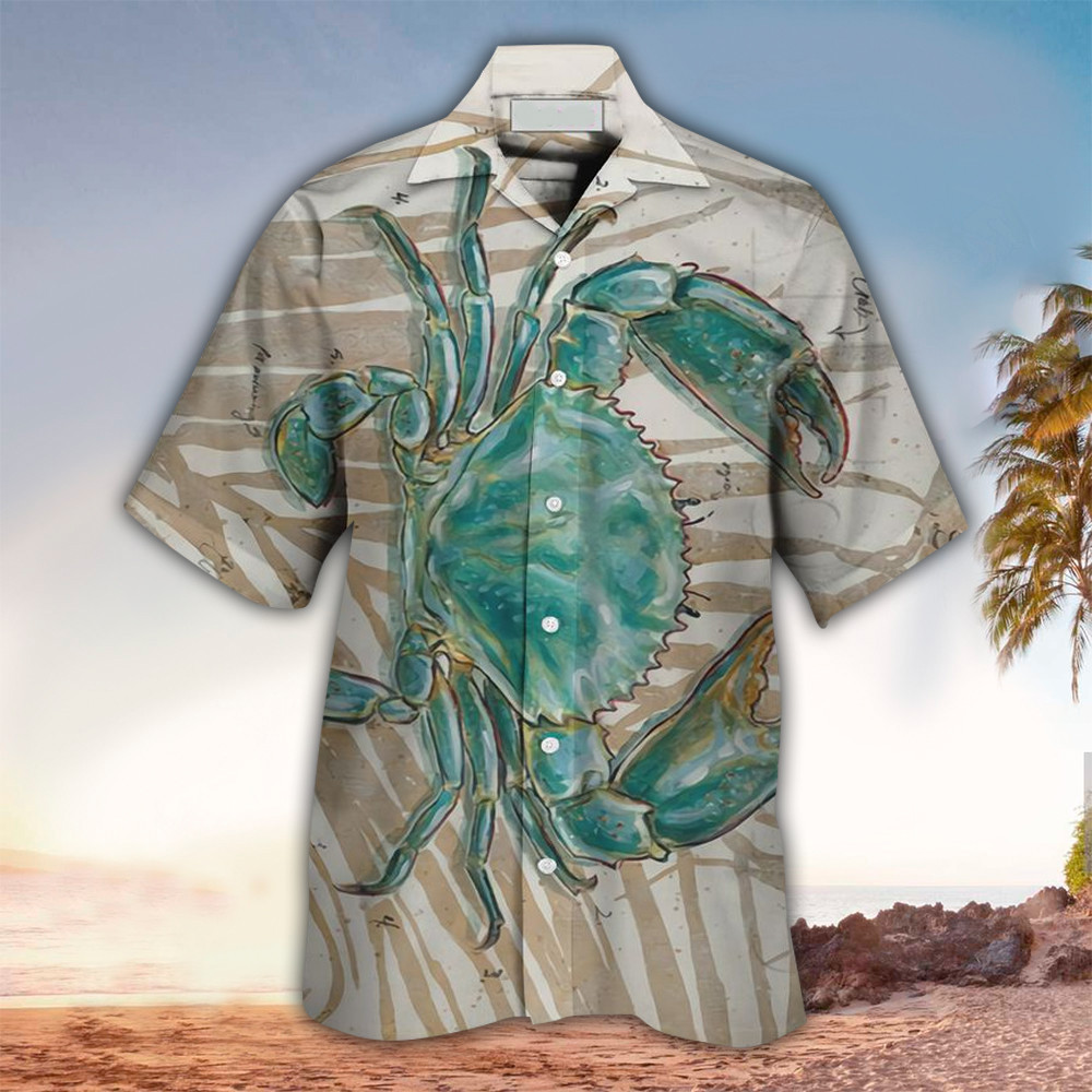 Crab Aloha Shirt Perfect Hawaiian Shirt For Crab Lover Shirt for Men and Women