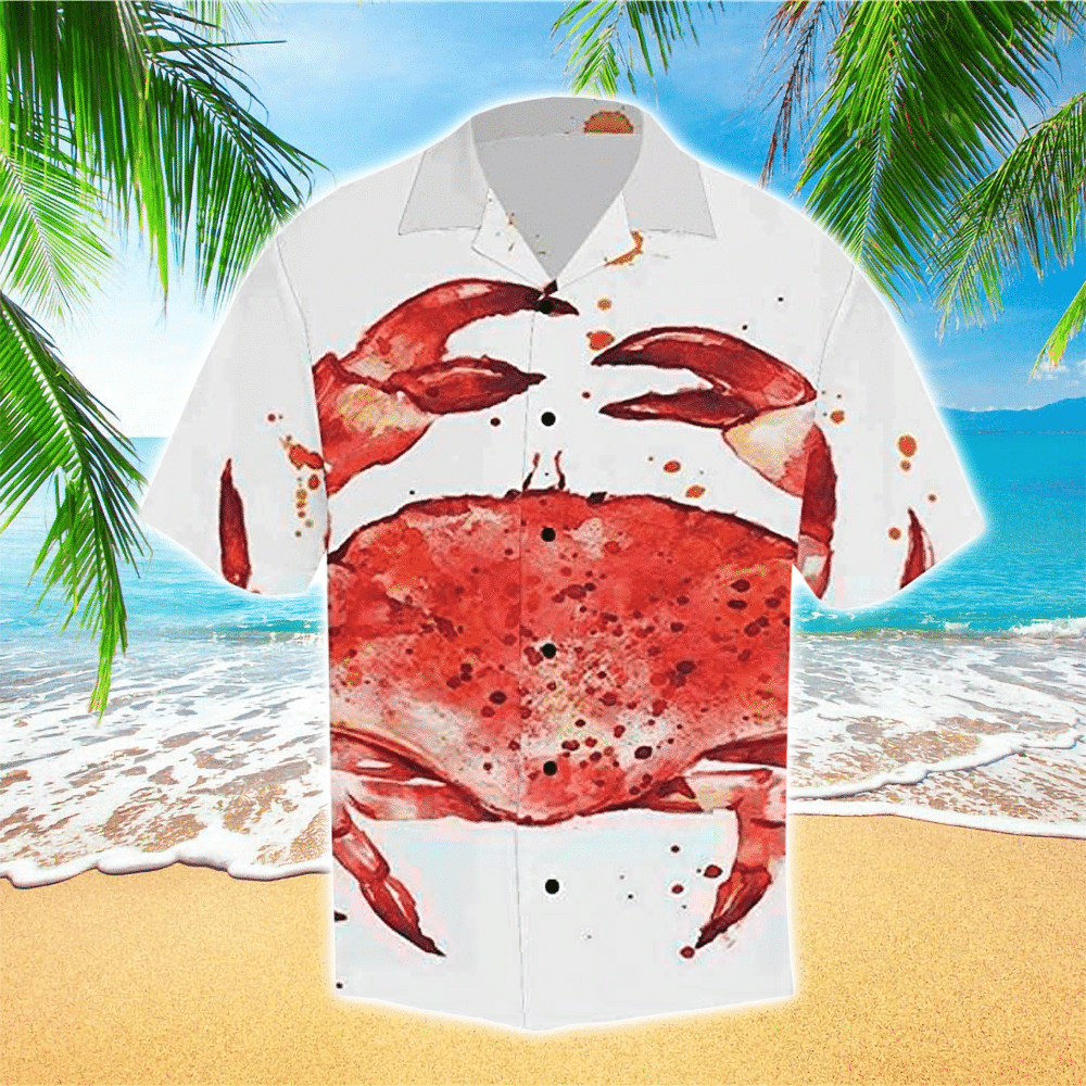 Crab Hawaiian Shirt Mens Hawaiian Shirt For Crab Lover Shirt for Men and Women