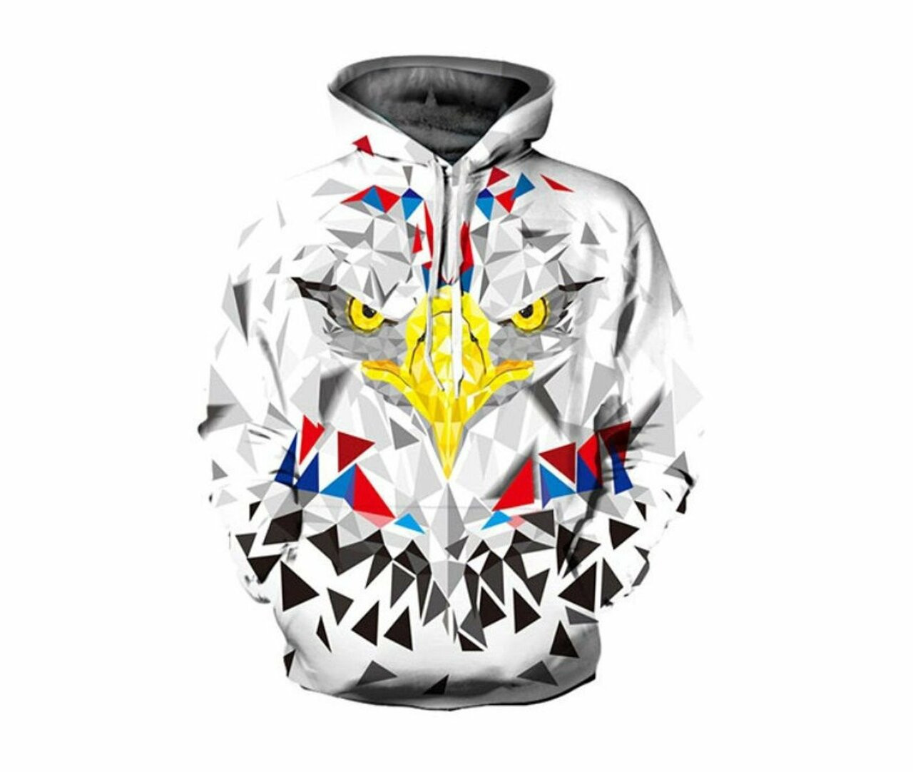 Creative Colorful Bird Eagle 3d All Over Print Hoodie