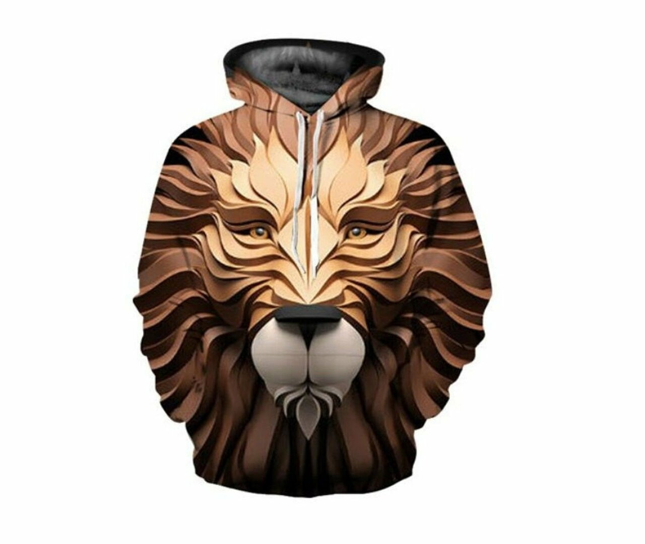 Creative Colorful Lion King 3d All Over Print Hoodie