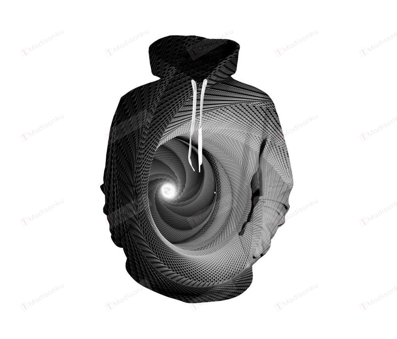 Creative Hypnotic Vortex 3d All Over Print Hoodie