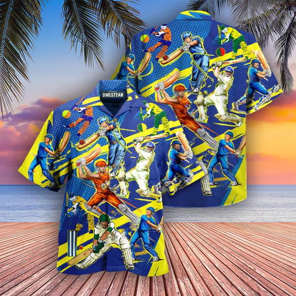 Cricket Lets Play Cricket Edition - Hawaiian Shirt - Hawaiian Shirt For Men