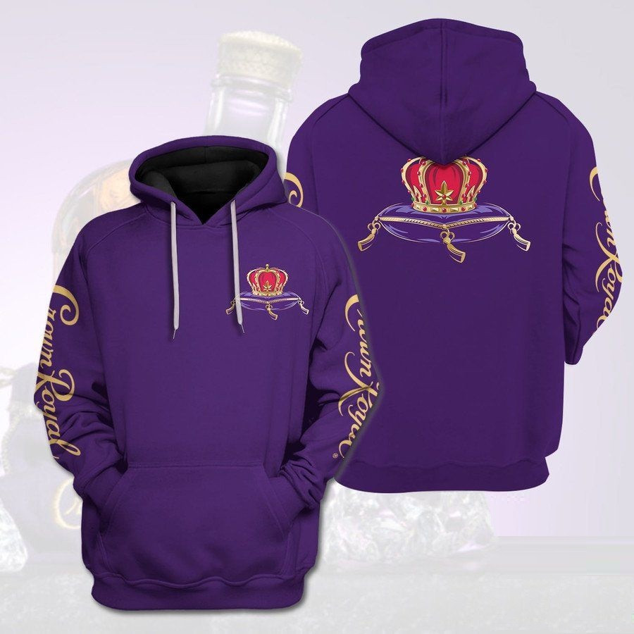 Crown Royal Whisky Purple Premium Hoodie for Men and Women