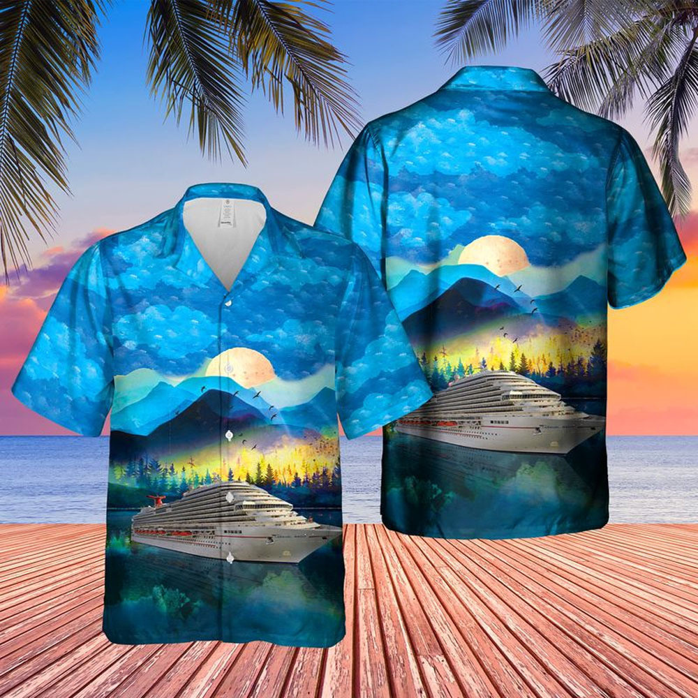 Cruise Ship Hawaiian Shirt Cruise Ship 3D Printed Shirt For Men and Women