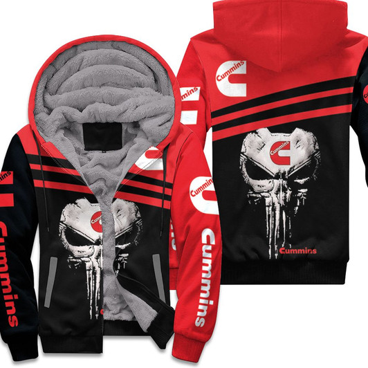 Cummins Skull 3D Fleece Hoodie