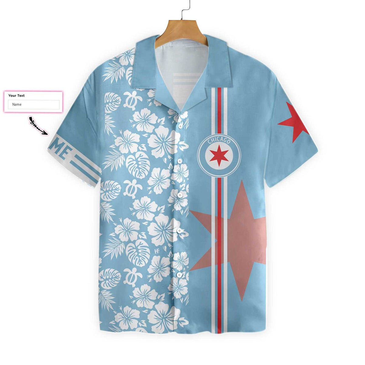 Custom Chicago Hawaiian Shirt