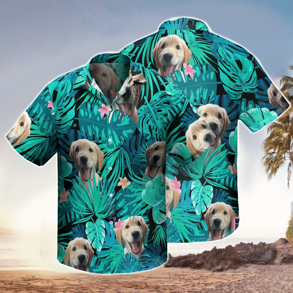 Custom Dog Hawaiian Shirt Mens Hawaiian Shirt For Dog Lover Shirt for Men and Women