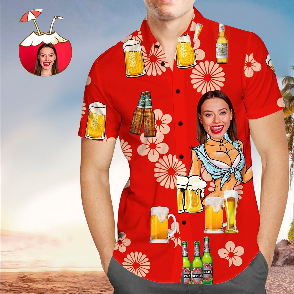 Custom Face Aloha Shirt Perfect Hawaiian Shirt For Custom Face Lover Shirt For Men and Women