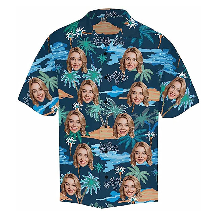 Custom Face Hawaiian Shirt Perfect Custom Face Clothing Shirt For Men and Women