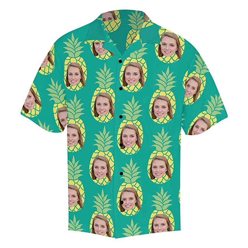 Custom Face Hawaiian Shirt Summer Vacation Gift Ideas Shirt For Men and Women