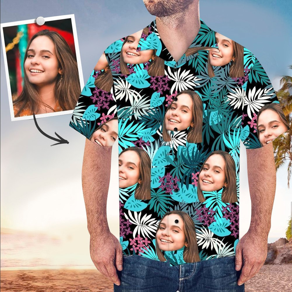 Custom Face Shirt Custom Face Hawaiian Shirt For Custom Face Lovers Shirt For Men and Women