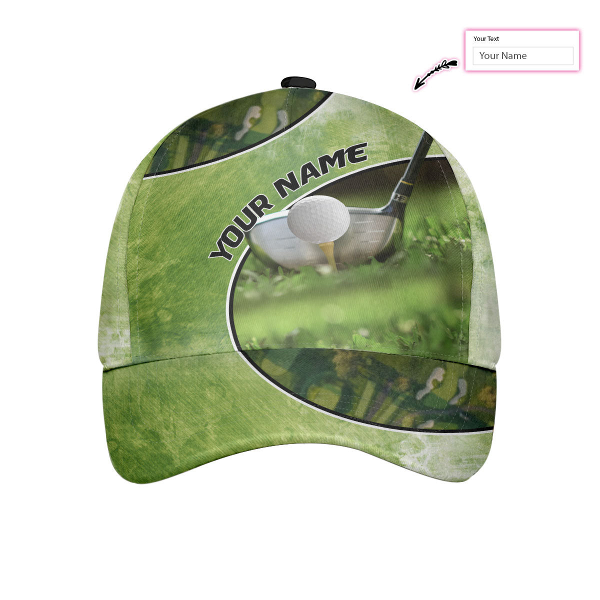 Custom Golfing Personalized Name Cap