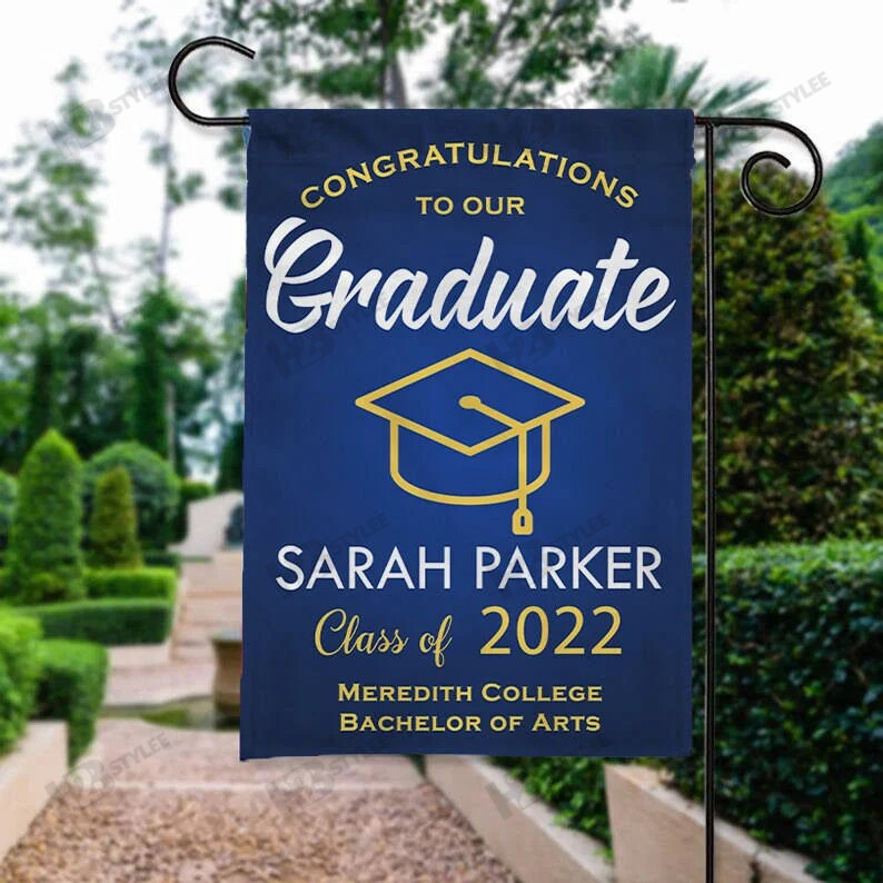 Custom Graduation Seniors Flag 2022 College Graduates High School Seniors Class of 2022 Garden Flag House Flag