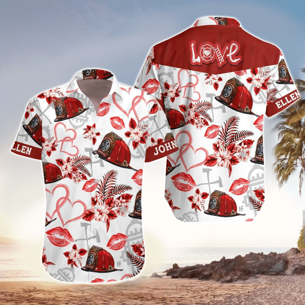 Custom Valentine Shirt Valentine Hawaiian Shirt For Valentine Lovers Shirt for Men and Women