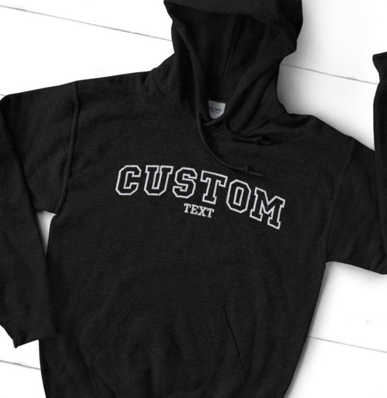 Custom Varsity Hoodie Sweatshirt