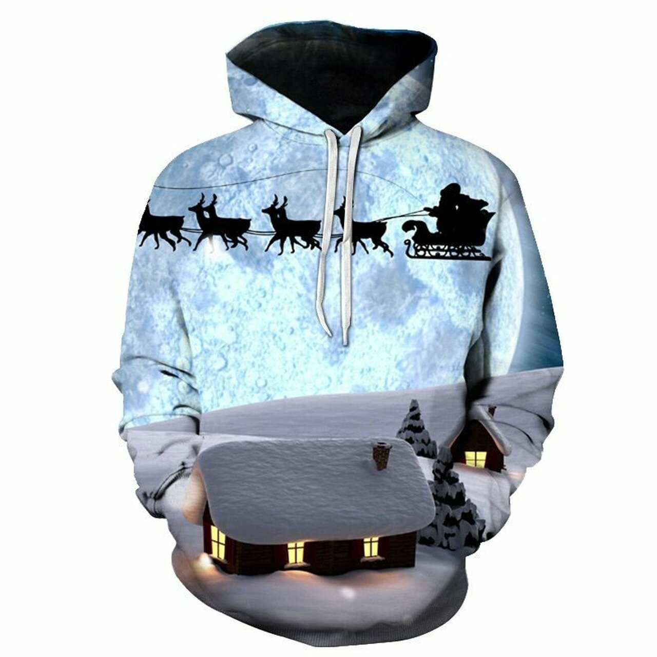 Cute Christmas Themed 3d All Over Print Hoodie