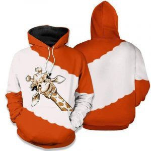 Cute Giraffe 3D All Over Print Hoodie