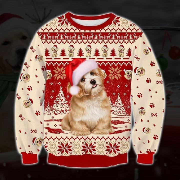 Cute Golden Retriever Dog Ugly Christmas Sweater Ugly Sweater For Men Women, Holiday Sweater