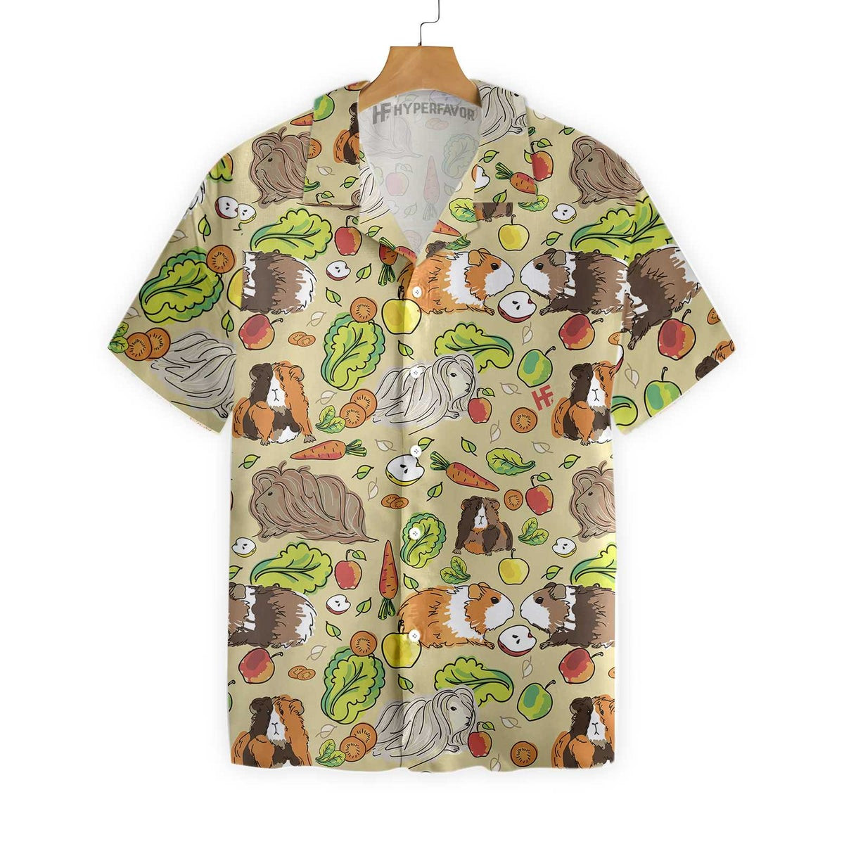 Cute Guinea Pig Shirt For Men Hawaiian Shirt