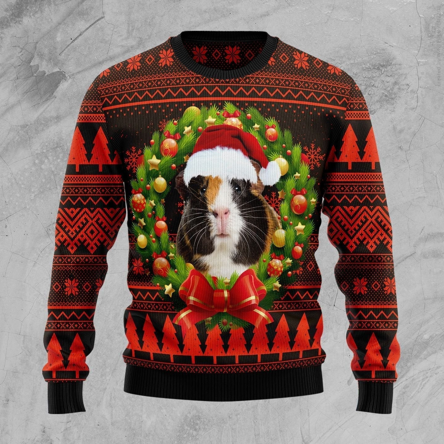 Cute Guinea Pig Ugly Christmas Sweater Ugly Sweater For Men Women