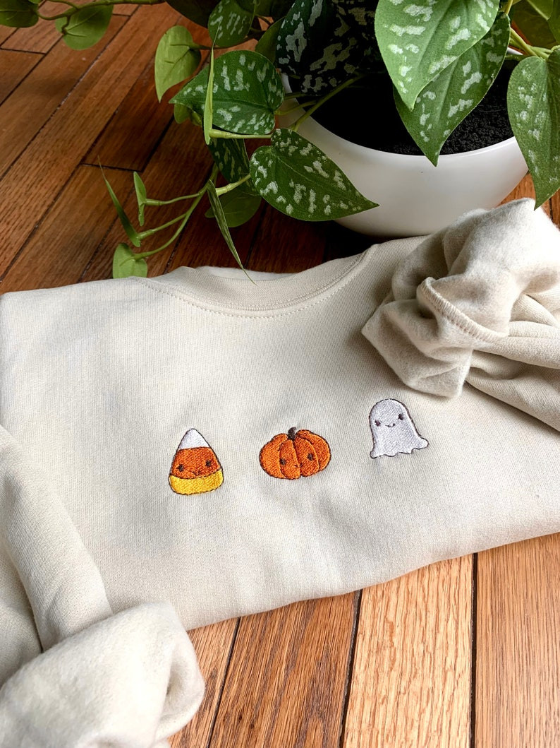 Cute Halloween Pumpkin Ghost Candy Crew