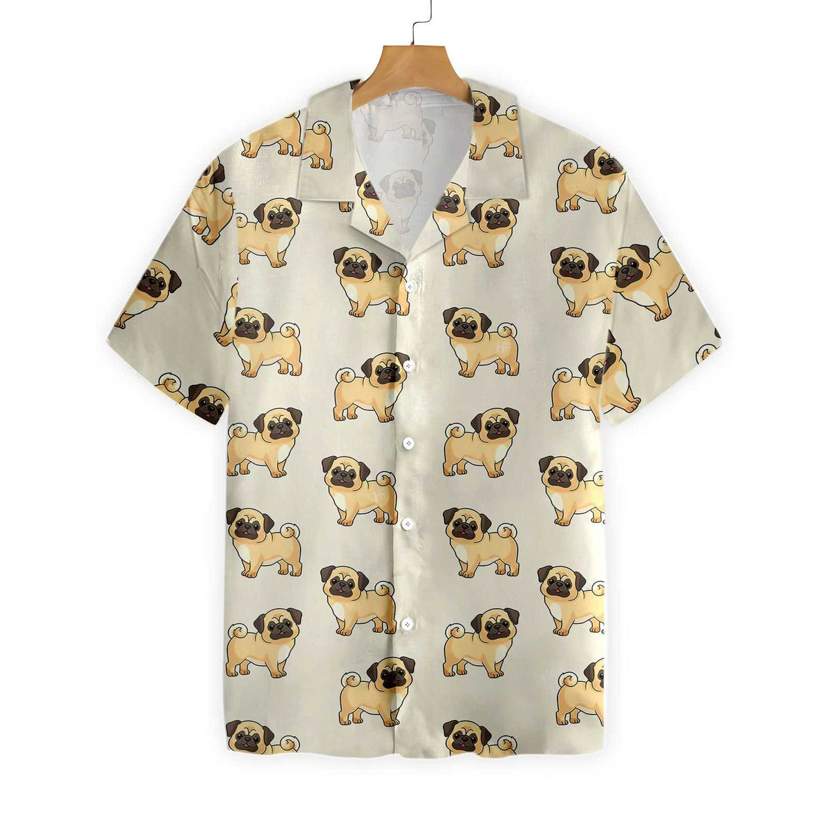 Cute Pugs For You Hawaiian Shirt