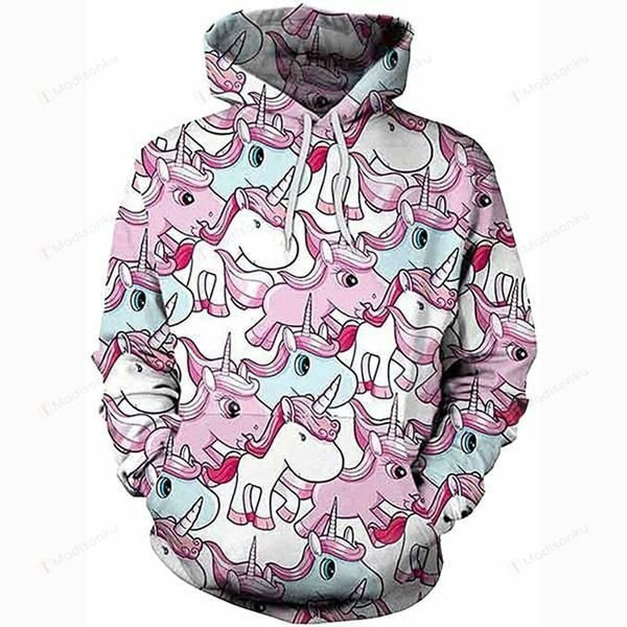 Cute Unicorn 3d All Over Print Hoodie