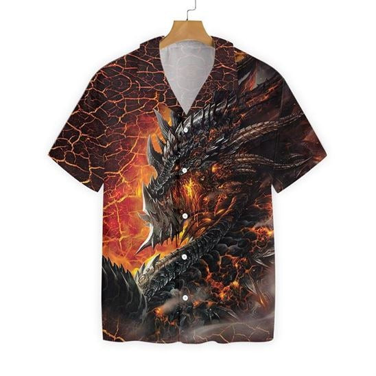 D Dragon Lava Hawaiian Shirt