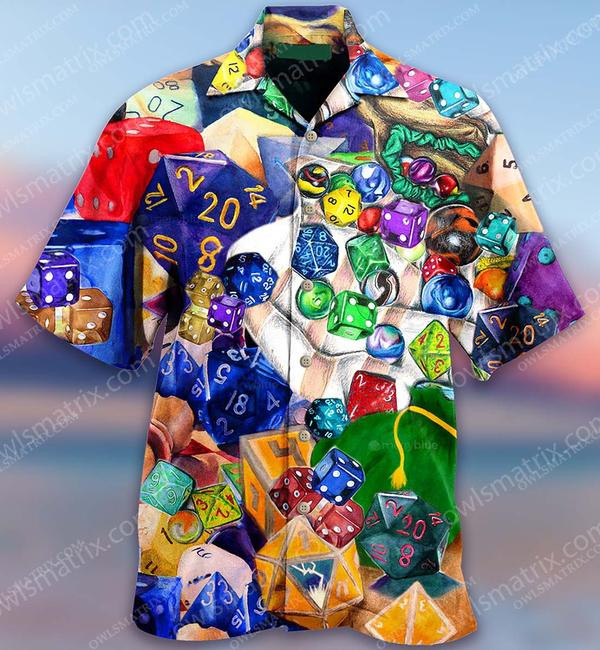 D20 - Always Examine The Dice Limited - Hawaiian Shirt Hawaiian Shirt For Men