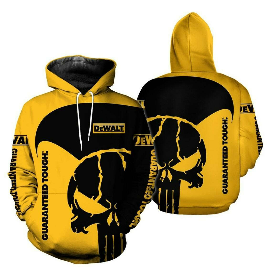 DEWALT Quality Hoodie 3D All Over Prints Size S