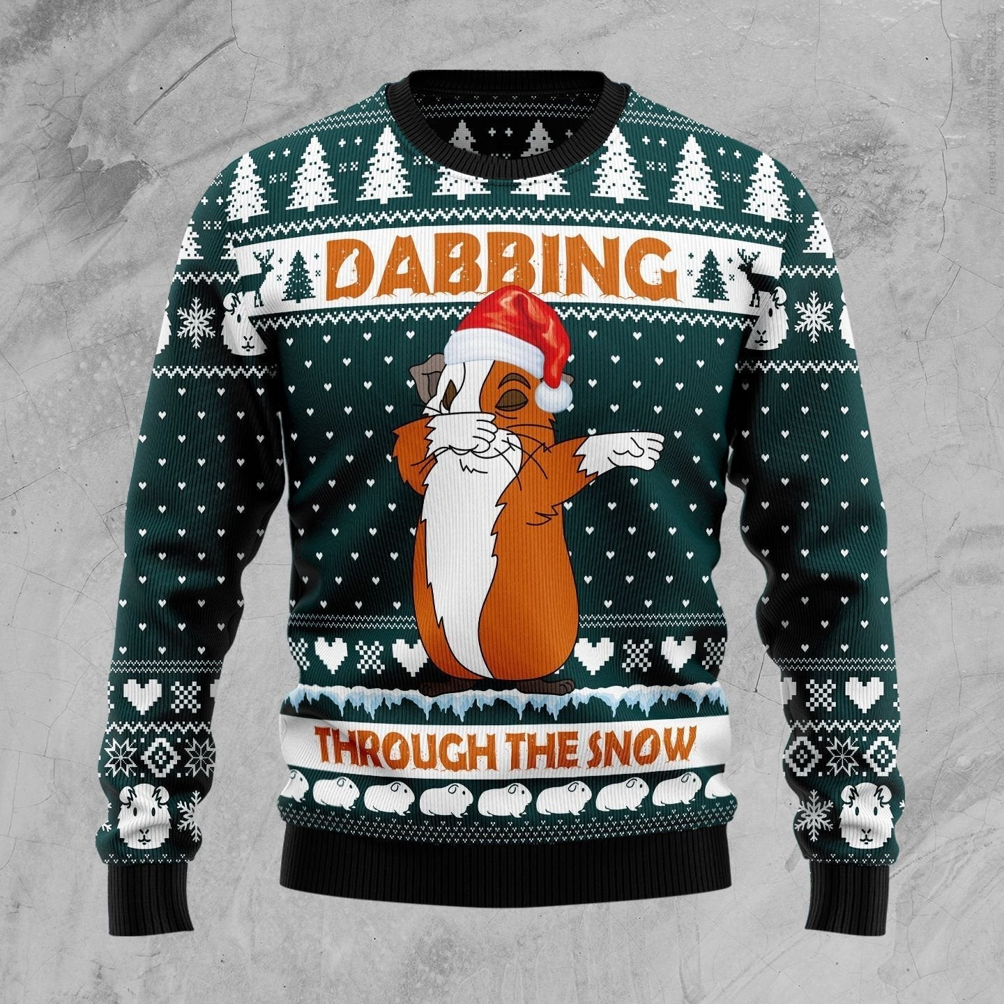 Dabbing Through The Snow Ugly Christmas Sweater