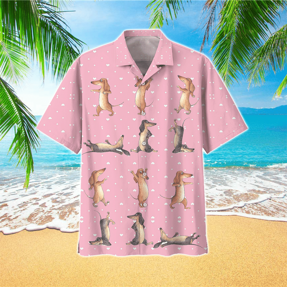 Dachshund Cute Lover Hawaiian Shirt for Men and Women