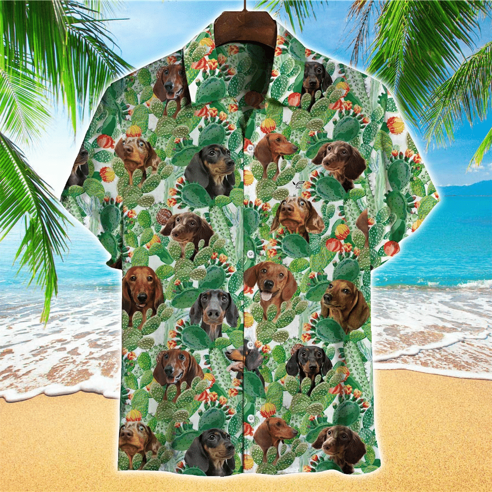 Dachshund Hawaiian Shirt for Men and Women