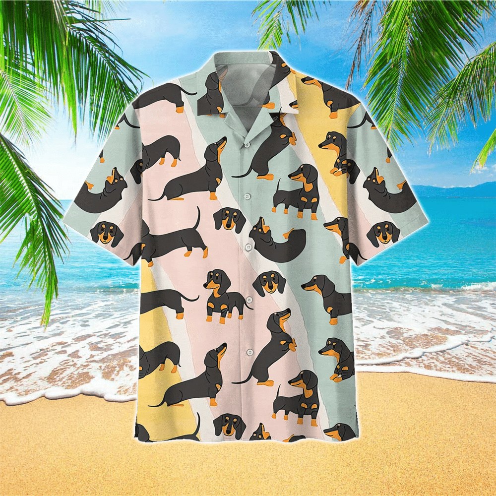 Dachshund Hawaiian Shirt for Men and Women