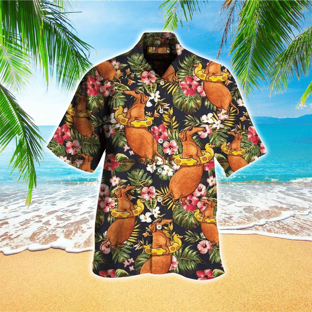 Dachshund Hawaiian Shirt for Men and Women