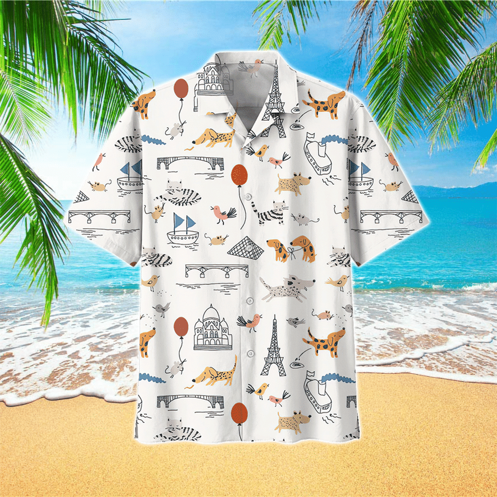 Dachshund Hawaiian Shirt for Men and Women