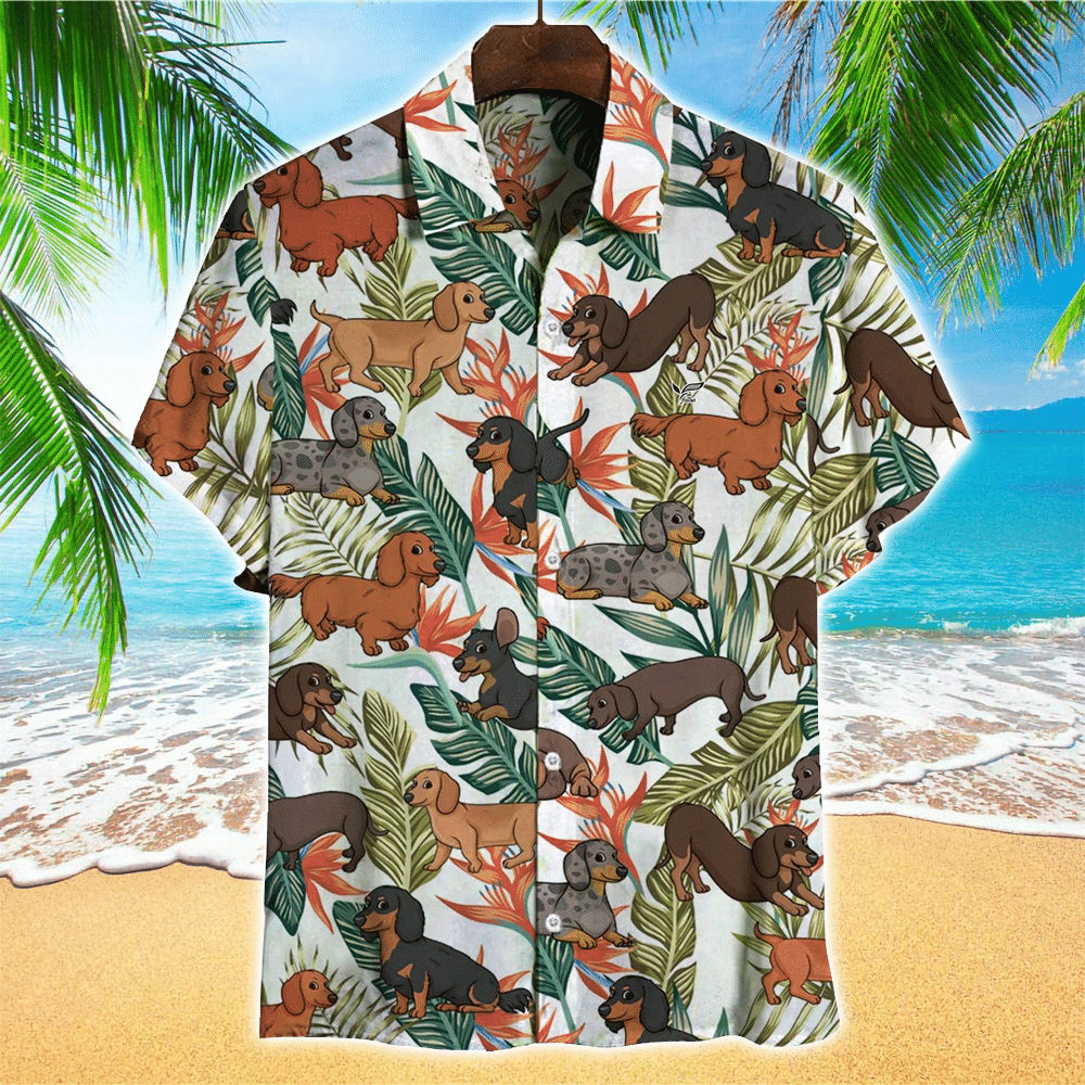 Dachshund Hawaiian Shirt for Men and Women