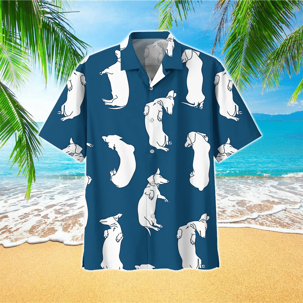 Dachshund Hawaiian Shirt for Men and Women